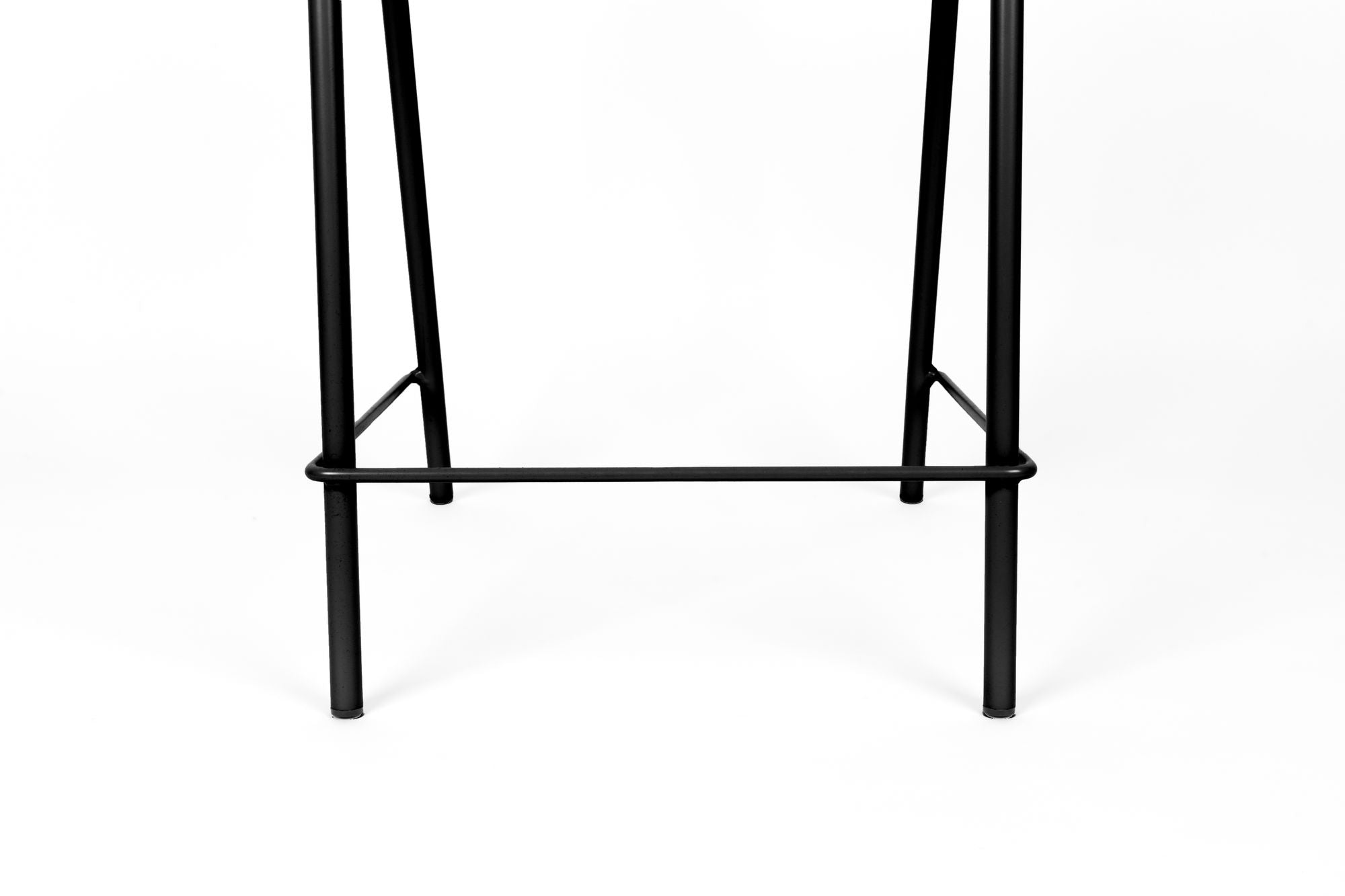 Zuiver Set of 2 Jort Black & Natural Rattan Counter Stool
